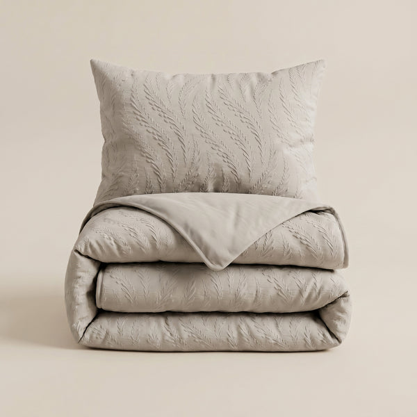 VUODEVAATTEET - Lazy peitto Rafa Taupe Tyynyliinoilla