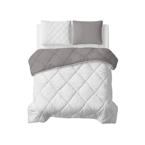 VUODEVAATTEET - Lazy peitto yksivärinen Beige - Taupe/harmaa tyynyliinoilla