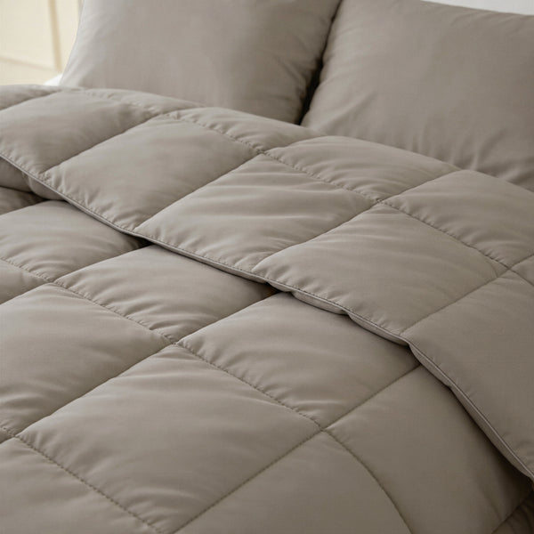 VUODEVAATTEET - Lazy peitto Percale taupenruskea