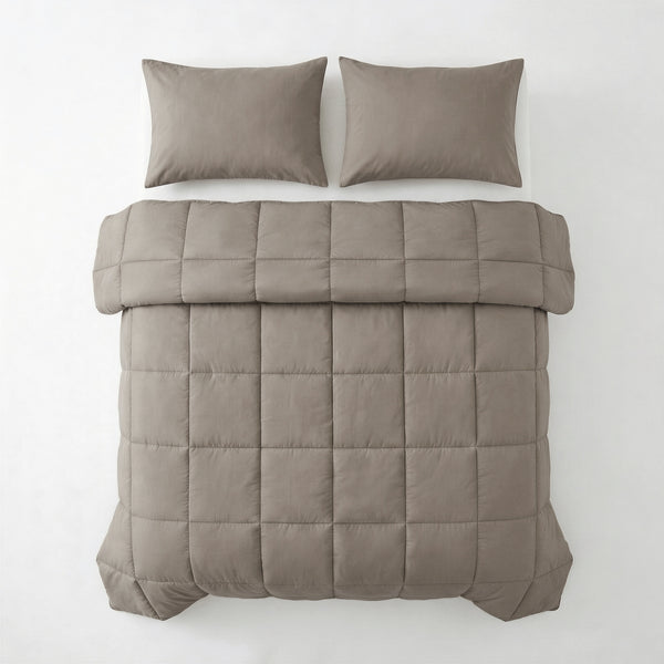 VUODEVAATTEET - Lazy peitto Percale taupenruskea