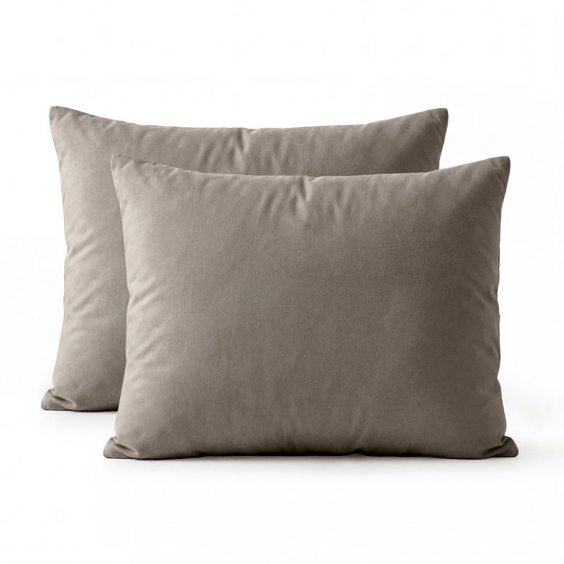 VUODEVAATTEET - Lazy Tyynyliina Percale 2Pack Taupe Ruskea