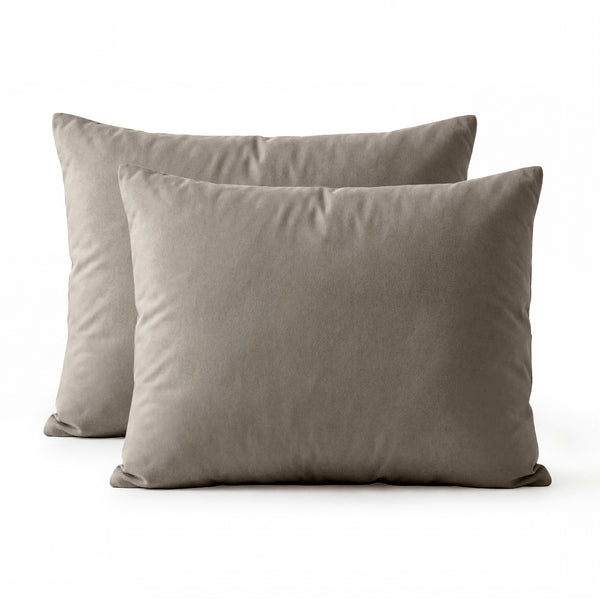 VUODEVAATTEET - Lazy Tyynyliina Percale 2Pack Taupe Ruskea