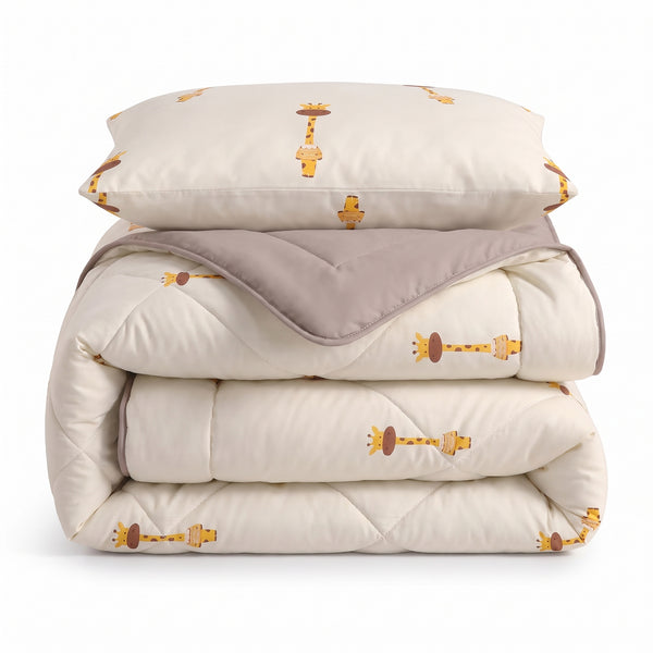 VUODEVAATTEET - Lazy peitto Kids Kirahvi Beige