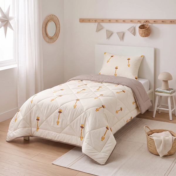 VUODEVAATTEET - Lazy peitto Kids Kirahvi Beige