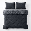 VUODEVAATTEET - Lazy Teddy/Sametti musta Tyynyliinoilla Lazy peitto