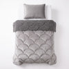 VUODEVAATTEET - Lazy Teddy/Velvet Taupe/harmaa Tyynyliinalla Lazy peitto