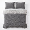 VUODEVAATTEET - Lazy Teddy/Velvet Taupe/harmaa Tyynyliinalla Lazy peitto