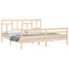 Sängynrunko päädyllä Jermain 200x200cm (puu)