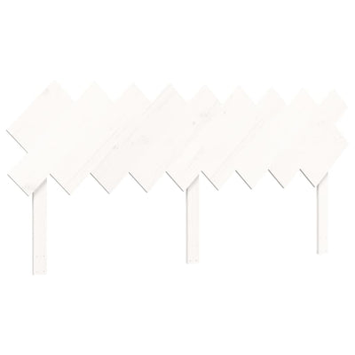 Sängynrunko päädyllä valkoinen Super King Size täysi puu