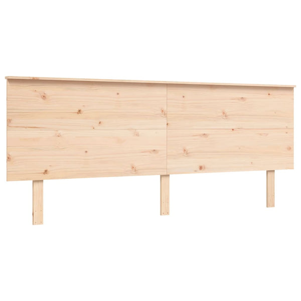 Vanhusten sänky päädyllä 200x200 cm täysi puu
