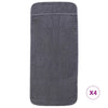 Rantapyyhkeet 4 kpl antrasiitti 60x135 cm kangas 400 GSM