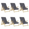 Rantapyyhkeet 6 kpl antrasiitti 60x135 cm kangas 400 GSM