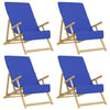 Rantapyyhkeet 4 kpl syvänsininen 60x135 cm kangas 400 GSM