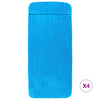 Rantapyyhkeet 4 kpl turkoosi 60x135 cm kangas 400 GSM