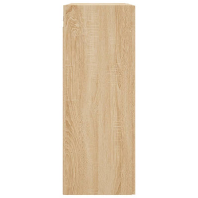 Seinäkiinnitettävät kaapit 2 kpl Sonoma-tammi 69,5x34x90 cm