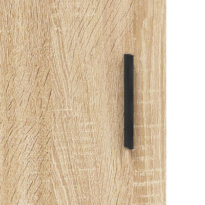 Seinäkiinnitettävät kaapit 2 kpl Sonoma-tammi 69,5x34x90 cm