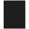 Musta seinäkiinnitettävät kaapit Dafina 69,5x34x90cm (2 kpl)