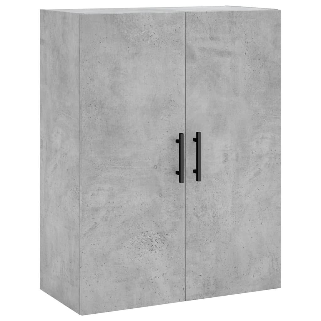Dafina seinäkiinnitettävät kaapit betoninharmaa 69,5x34x90cm (2 kpl)