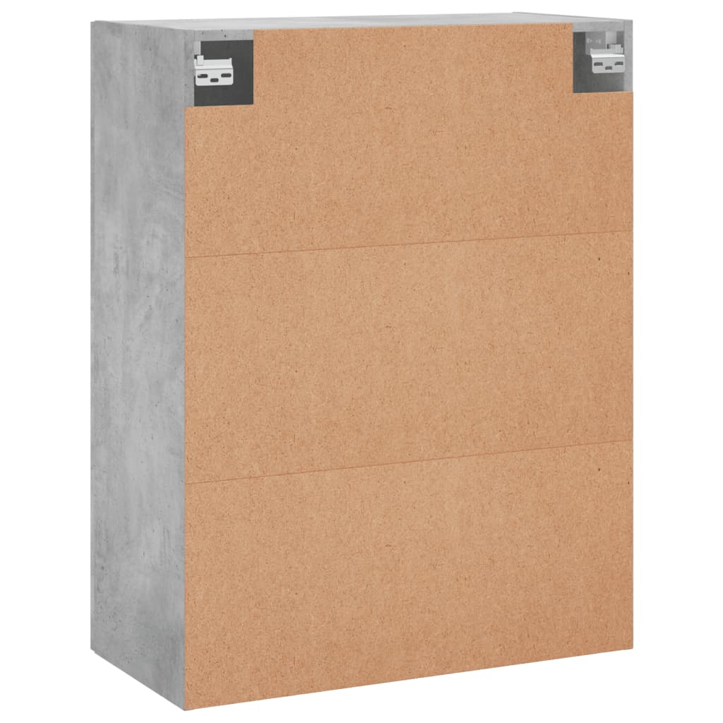 Dafina seinäkiinnitettävät kaapit betoninharmaa 69,5x34x90cm (2 kpl)