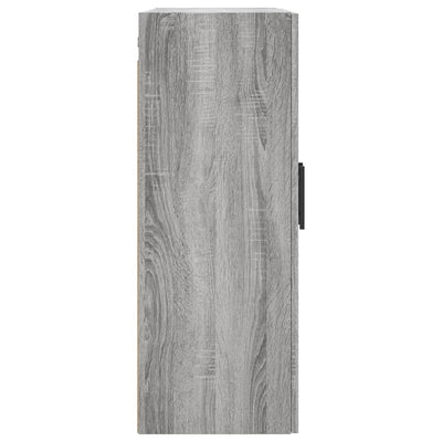 Seinäkiinnitettävät kaapit 2 kpl harmaa Sonoma 69,5x34x90 cm