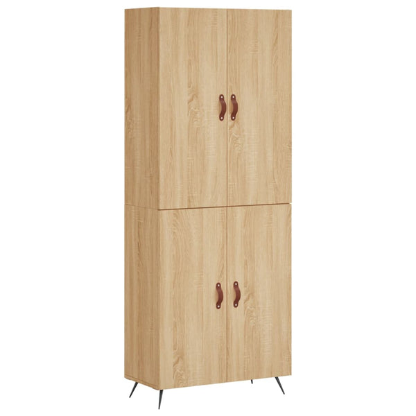 Kaappi Sonoma tammi 69,5x34x180 cm tekninen puu