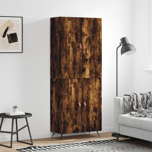 Kaappi savutammi 69,5x34x180 cm tekninen puu