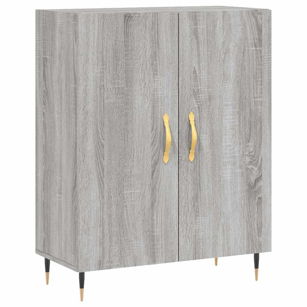 Kaappi harmaa Sonoma 69,5x34x180 cm tekninen puu