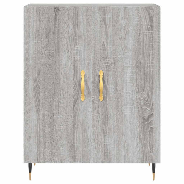 Kaappi harmaa Sonoma 69,5x34x180 cm tekninen puu