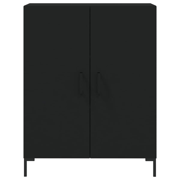 Kaappi musta 69,5x34x180 cm tekninen puu