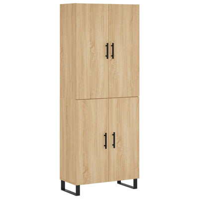 Kaappi Sonoma tammi 69,5x34x180 cm tekninen puu