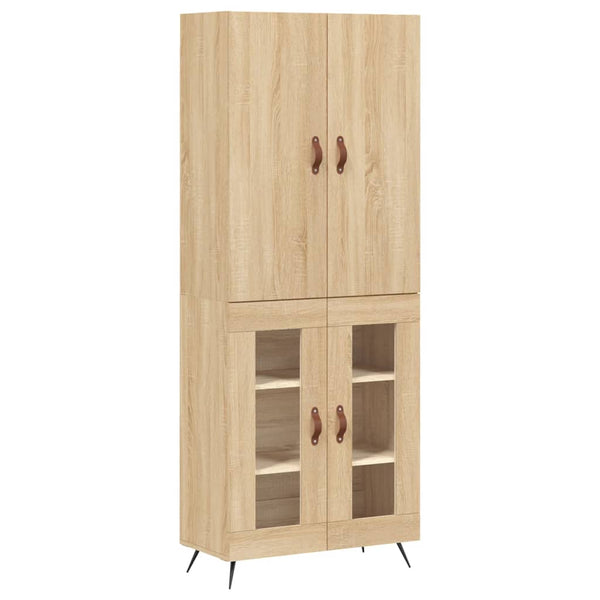 Kaappi Sonoma tammi 69,5x34x180 cm tekninen puu