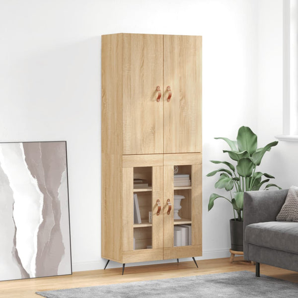 Kaappi Sonoma tammi 69,5x34x180 cm tekninen puu