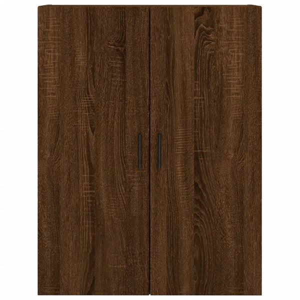 Kaappi ruskea tammi 69,5x34x180 cm tekninen puu