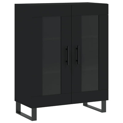 Kaappi musta 69,5x34x180 cm tekninen puu