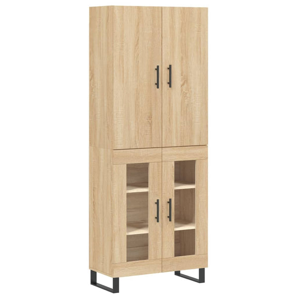 Kaappi Sonoma tammi 69,5x34x180 cm tekninen puu