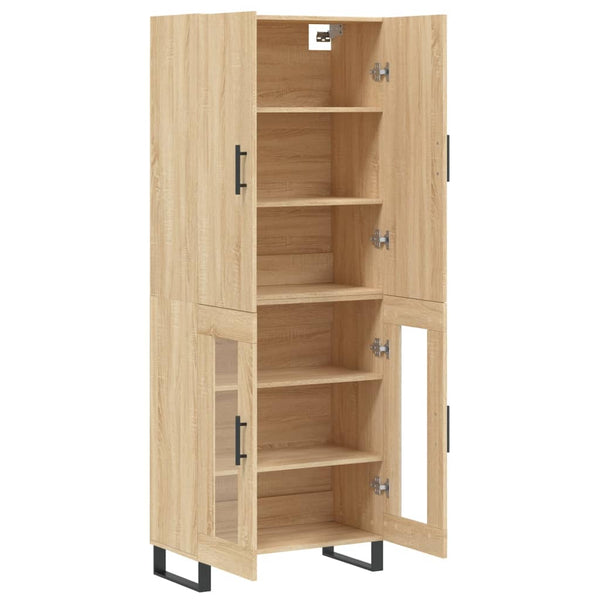 Kaappi Sonoma tammi 69,5x34x180 cm tekninen puu