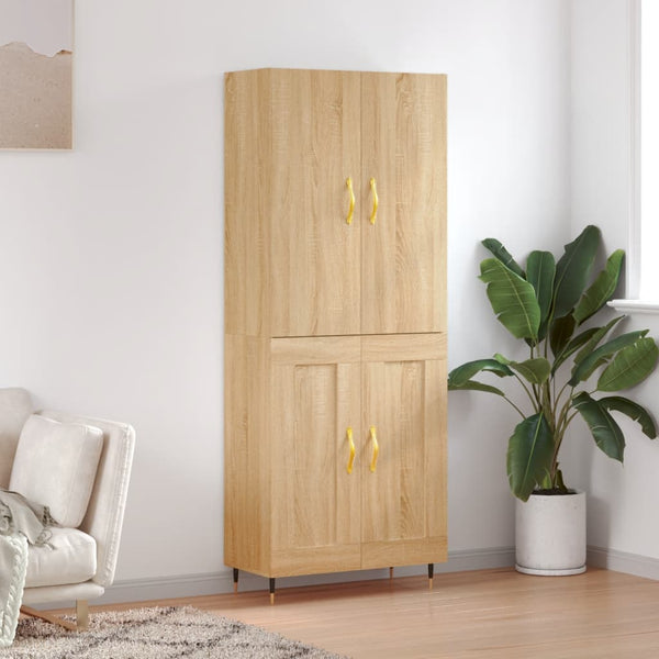 Kaappi Sonoma tammi 69,5x34x180 cm tekninen puu