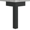 Kaappi betoninharmaa 69,5x34x180 cm tekninen puu (90)