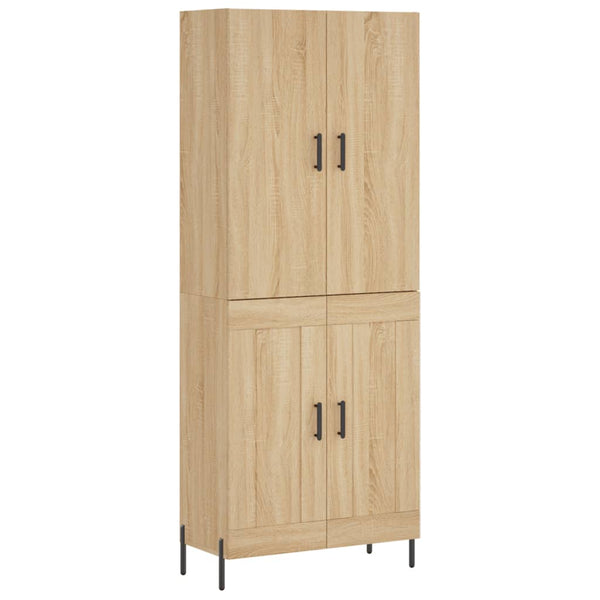 Kaappi Sonoma tammi 69,5x34x180 cm tekninen puu (70)