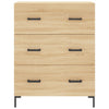 Kaappi Sonoma tammi 69,5x34x180 cm tekninen puu (65)