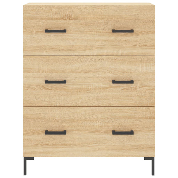 Kaappi Sonoma tammi 69,5x34x180 cm tekninen puu (65)