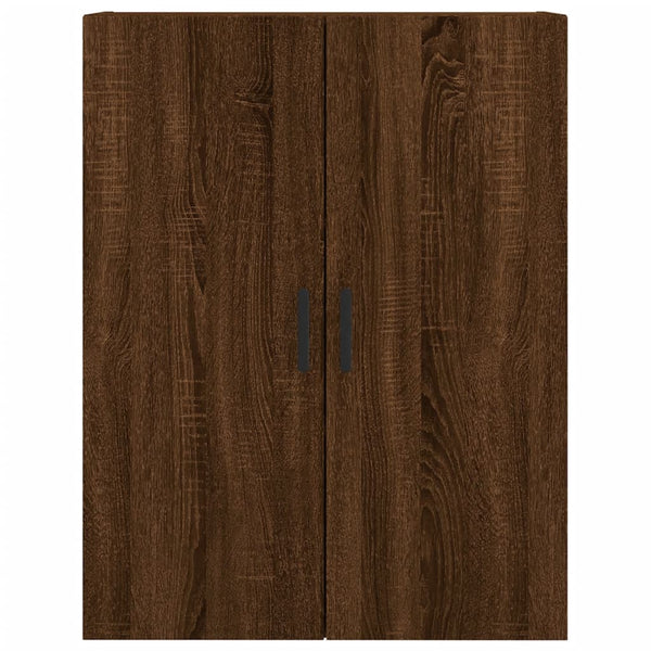 Kaappi ruskea tammi 69,5x34x180 cm tekninen puu