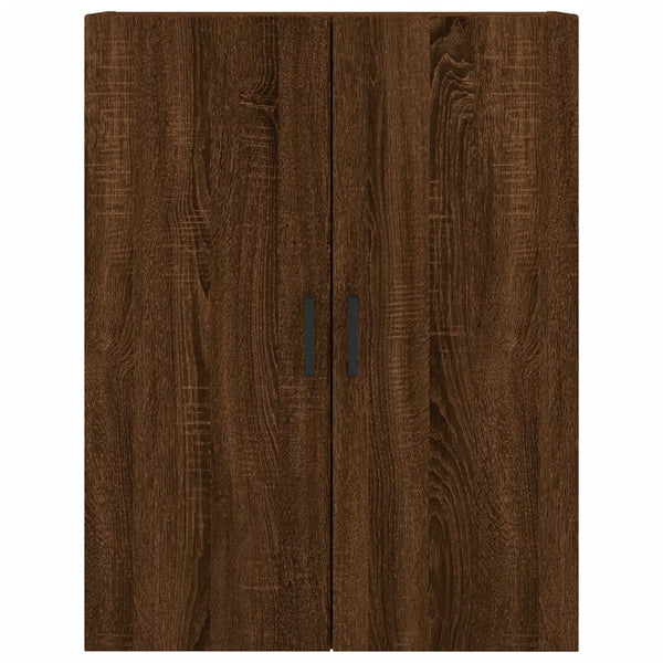Kaappi ruskea tammi 69,5x34x180 cm tekninen puu