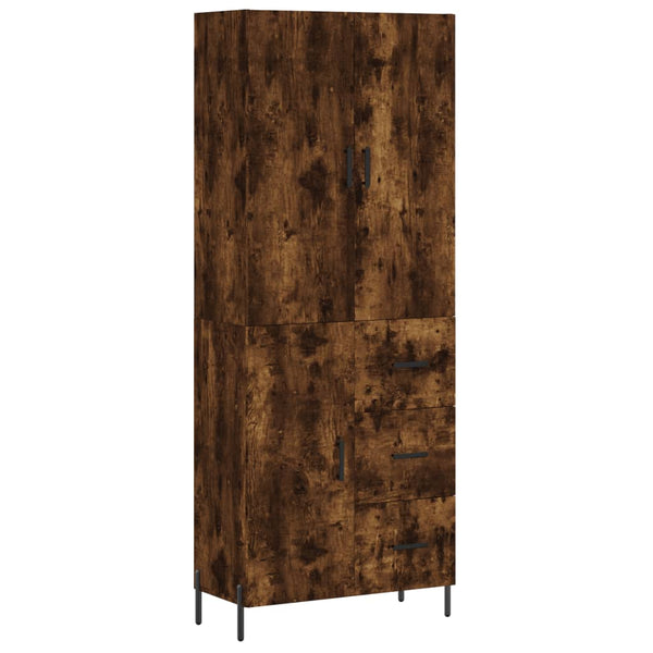 Kaappi savutammi 69,5x34x180 cm tekninen puu