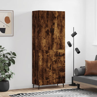 Kaappi savutammi 69,5x34x180 cm tekninen puu