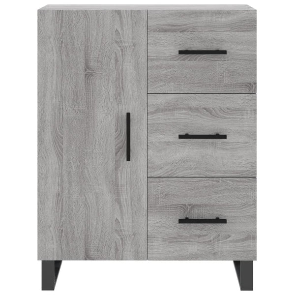 Kaappi harmaa Sonoma 69,5x34x180 cm tekninen puu