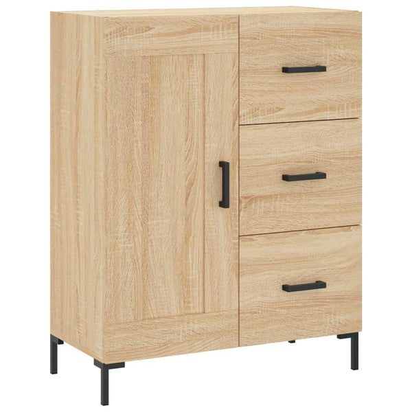 Kaappi 69,5x34x180 cm puu teknisestä tammi Sonoma