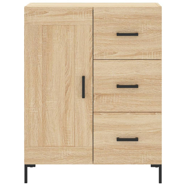 Kaappi 69,5x34x180 cm puu teknisestä tammi Sonoma