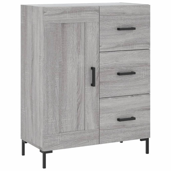 Kaappi harmaa teknisestä puusta 69,5x34x180 cm Sonoma