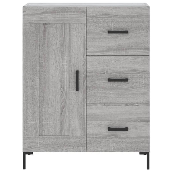 Kaappi harmaa teknisestä puusta 69,5x34x180 cm Sonoma